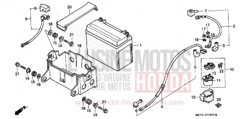 BATTERIE VFR750RJ de 1988